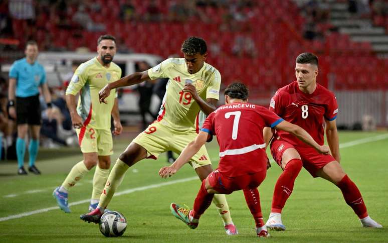 España y Serbia están invictas en su debut en la UEFA Nations League